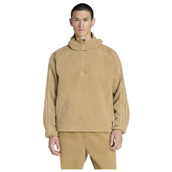 Adidas Ανδρικό φούτερ Borg Fleece Teamgeist 1/4-Zip Hoodie